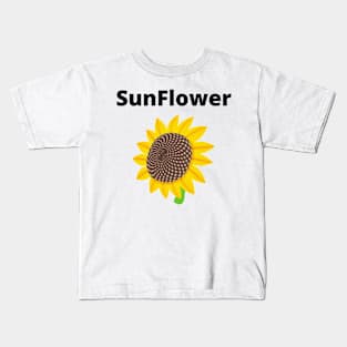 SunFlower Design Kids T-Shirt